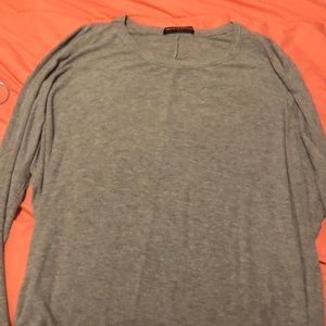 grey brandy melville tee, soft